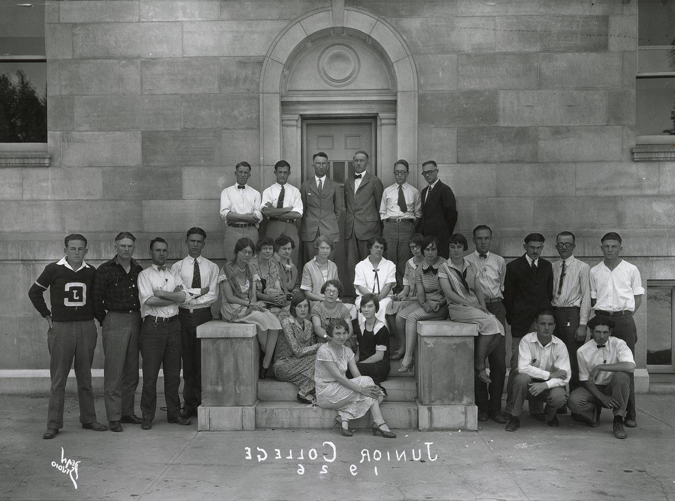 Grand Junction Junior College first class of 1926